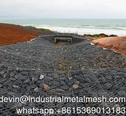 Gegalvaniseerd Gabion Draadnet Honingraat Staaldraadnet voor civiele werkzaamheden