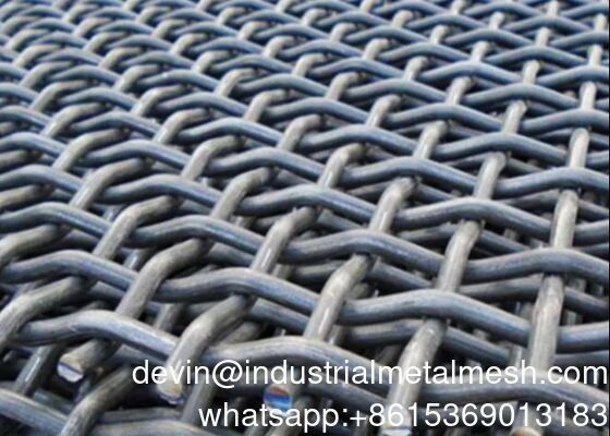 Ss 304 316 316L 321 Crimped Mesh for Coal Mine Vibrating Screen Crimped Wire Mesh
