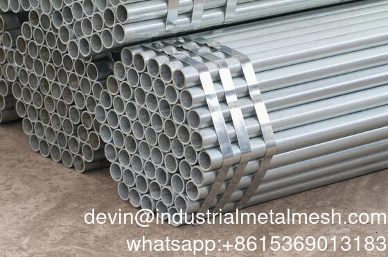 Q235 2 inch BS138 gegalvaniseerd ERW ASTM draad/gegroeveerd/geverfd voorgegalvaniseerd stalen buis