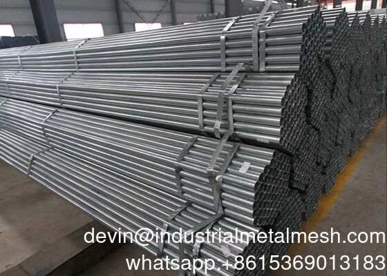 Round Galvanized Black Steel Pipe for Construction