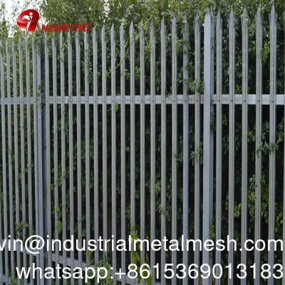Groothandelsprijs 2,4m Sierlijke Decoratieve Metalen Stalen D-paal Palisade Hekwerk Euro Hek Prijs