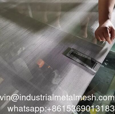 Plain Weave roestvrij staal draad mesh 0.02-5.0mm Draaddiameter & 1-500 Mesh