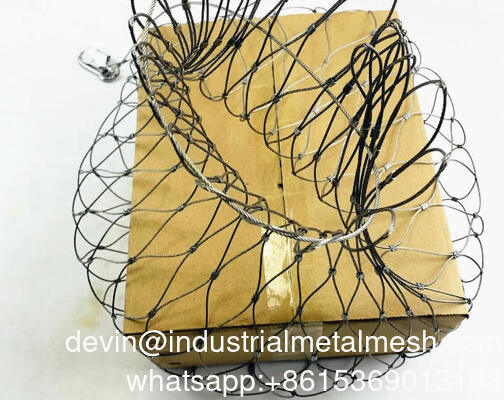 Hot Sale Flexibele Roestvrij Staal Touw Net Staalkabel Net/Dierentuin Draadnet