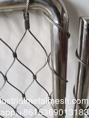 Falling Curing Stainless Steel Wire Cable Rope Mesh Net for Handrail
