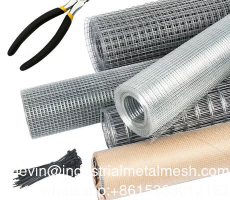Gegalvaniseerd staal gelast 3x3 vierkant gat 2,0 mm draad gelast gaas rol