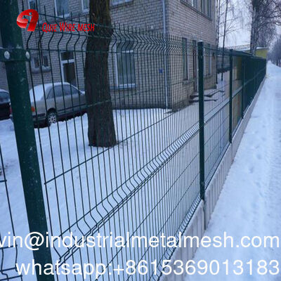 3D Curved Welded Wire Mesh Garden Fence PVC Coated Hot Dipped Galvanized Security Fence Panel