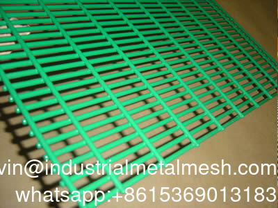 Aangepaste poedercoating gelast gaas 358 Mesh Anti-klimbeveiliging hekwerk