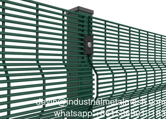 Hoge beveiliging 358 Anti-klim Anti-snij Clear-Vu Mesh hek Zwaar functioneren decoratie hek