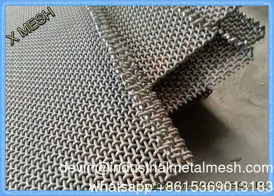 Custom High Wear Manganese Steel Sieve Screen Metal Mesh voor Aggregate Quarry Mining Vibrating Screen Industrial Woven and Welded Wire Mesh