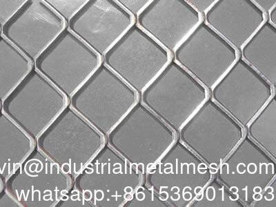 Gebouwmateriaal Gevelbekleding Aluminium Uitgebreid Plaat Metalen Draadnet Voor Gang Trap Baffle