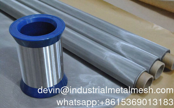 100 Mesh SS304 316 Roestvrij Staal Vierkant Metaal Geweven Zeef Filter Gaas Draadgaas voor Polymere Extruder