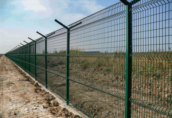 Het poeder bedekte de Gebogen 3D Omheining For Sale van Mesh Panel van de Metaaldraad met een laag