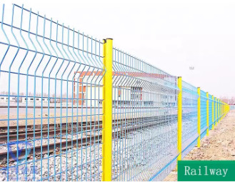 Hoog - kwaliteit 50x200mm 3d Gelaste Gebogen Draad Mesh Metal Panel Garden Fence van het Scherm de Pvc Met een laag bedekte Professionele V Vouwen