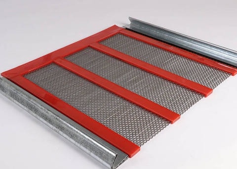 65mn het Koolstofstaal Zelfreinigende Trillende Scherm Mesh Anti Clogging