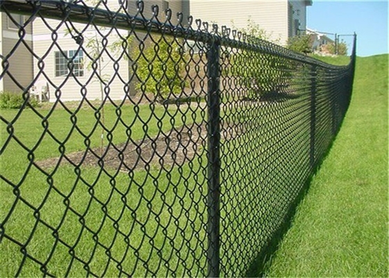 60x60mm Pvc gecoate gegalvaniseerde kettingschakelstof voor beveiliging