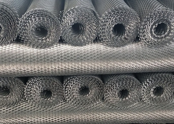 Gepoedercoate strekmetalen gaas Diamond Mesh vorm van gat