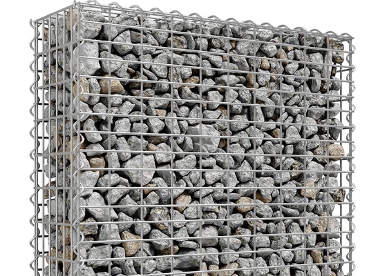 Aangepaste Vorm Hete Ondergedompelde Gegalvaniseerde Gelaste Gabion Mesh For Gabion Screen