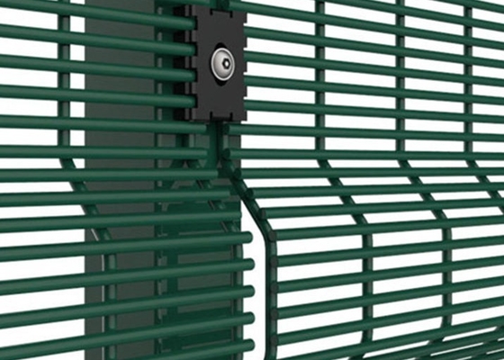 Met een laag bedekt pvc galvaniseerde Draagbare Veiligheid 358 Omheining Panel Custom 6 Gelaste Maat