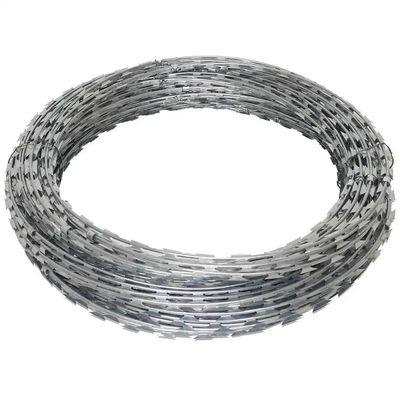 hoog van de de Draadomheining van het starheidsconcertina de schuringsbewijs van Galvanised Razor Wire