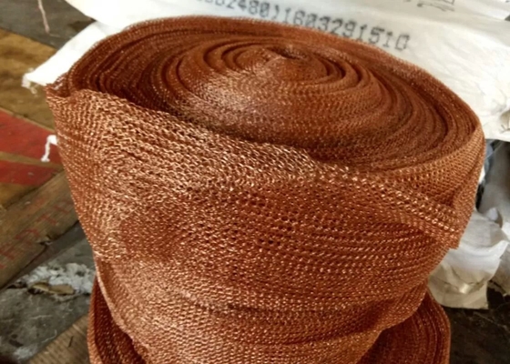 Het standaardkoper Gebreide Stootkussen van Draadmesh for corrosion resistant filter