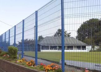 3D de Tuinomheining van Mesh Metal Curved Panel van de huis Openlucht Decoratieve Gelaste Draad