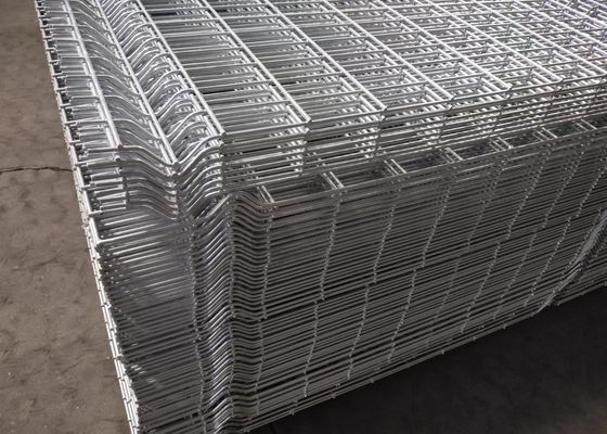 Pvc het Met een laag bedekte Kader Eindigen en 3D Gebogen Draad Mesh Fence