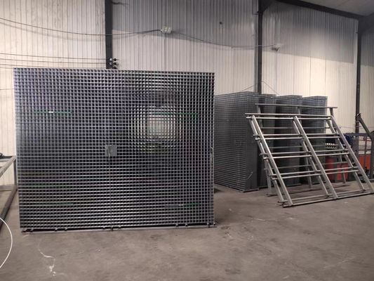 1m*2m Gegalvaniseerde Gelaste Draad Mesh Panels Sheet 10 X 10 Cm het Hoge Versterken