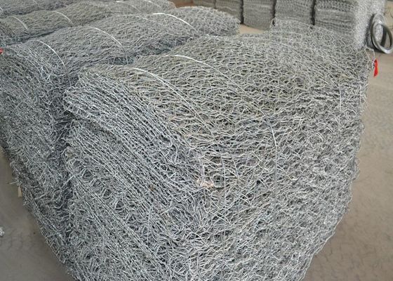 Hexagonaal de Draadnetwerk van het zware 100 X 100 Mm Gelast Gabion-Mandenroestvrije staal