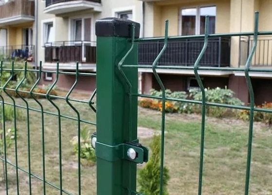 Poeder gecoate gebogen stalen hek voor tuincommerciële ziekenhuizen