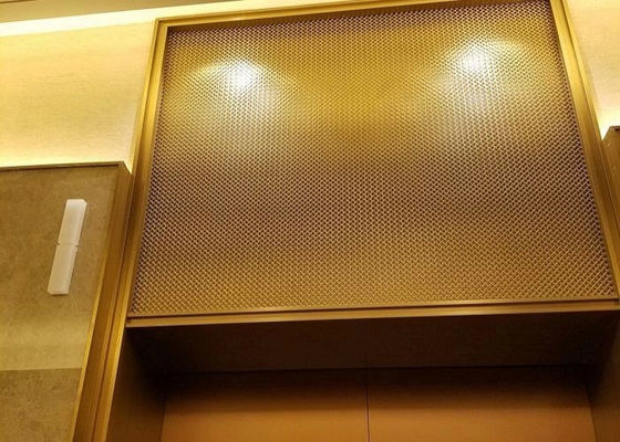 0.5mm architectonisch geweven draadnet T304 gekrimpt