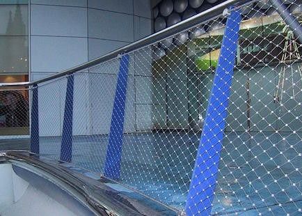 Diamant gat 1 2 inch 3 inch 304 316L roestvrij staal Flexible draad touw mesh Netten voor Bijd Aviary