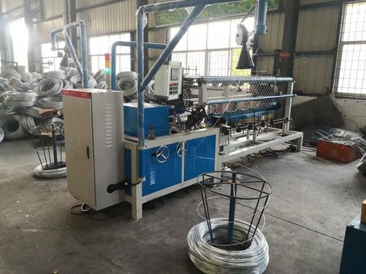 Dubbele draad automatische diamanten gaas machine voor keten schakel hek