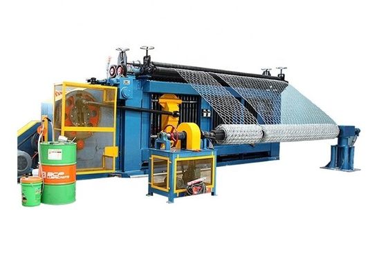 Plc Control Heavy Duty Gabion Box Machine voor zeshoekig gaas