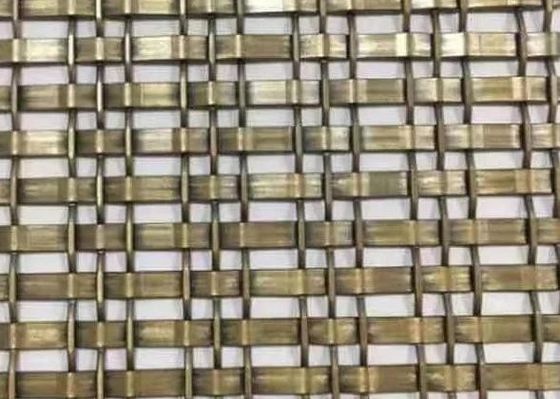 Decoratief staal Brons metaaldraad scherm architectonisch gaas keten spoel hangende gordijnen plafond gordijn