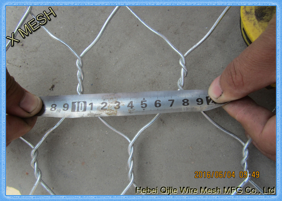 ASTM A975 standaard gelaste Gabion-manden 80 x 100 mm maas voor projecten van erosiebestrijding