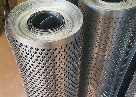 Fabriek Carbon Steel Ronde gat geperforeerd metalen scherm mesh