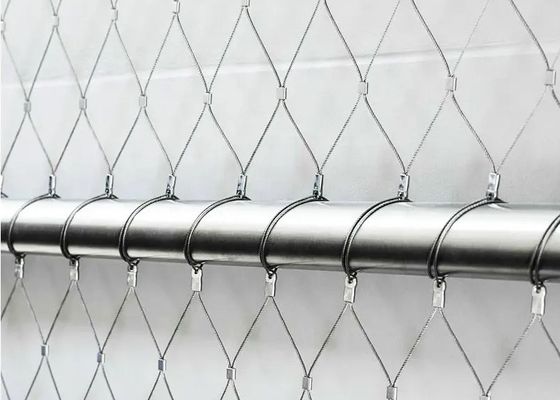 Van het de Beschermingsroestvrije staal van de rotsdaling de Draadkabel Mesh Net Plain Weave