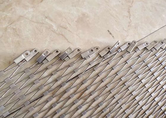 Xtend 7 × 7 7 × 19 de Kabel van de Roestvrij staaldraad Mesh Ferrule Type 304l