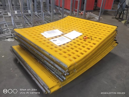 Het vierkante Pu van het Polyurethaannetwerk het Schermcomité de Mijnbouw van de Trillingsvorm Ontwateren