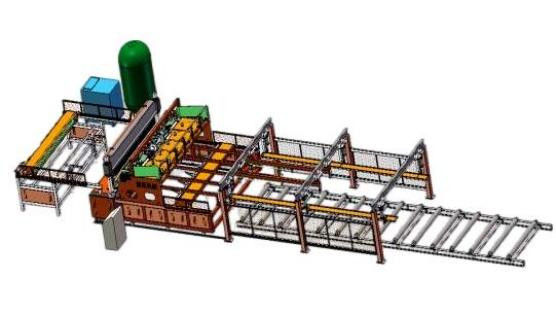 GWC3300 rechtstaalscheen lassen- en vormmachine