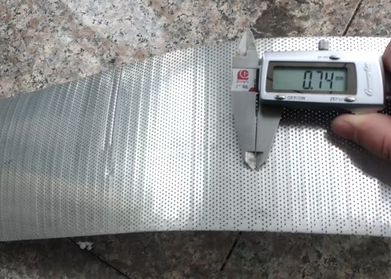 Roestvrij staal met micron-gat geperforeerd gaasplaat