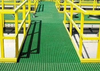 Vierkante maas 20*20*40 Glasvezel / FRP gegoten rooster High Strength Corrosion Resistant