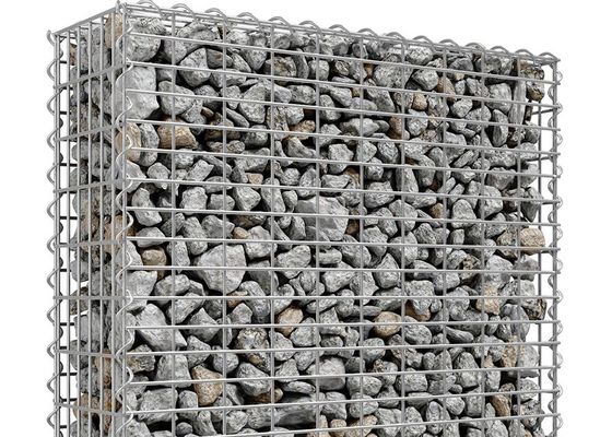 Aangepaste Vorm Hete Ondergedompelde Gegalvaniseerde Gelaste Gabion Mesh For Gabion Screen