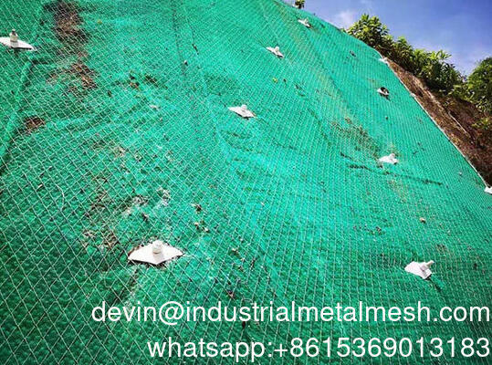 Tecco hoogspanningsnet in hellingsstabilisatie