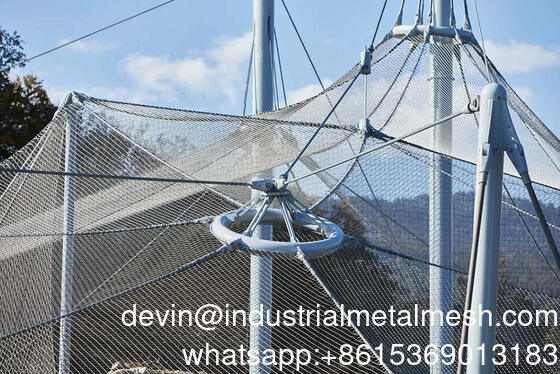 Hot Selling Product Ss 316 Flexibel Roestvrijstalen Ferrule Kabel Draad Touw Mesh voor Traphekwerk