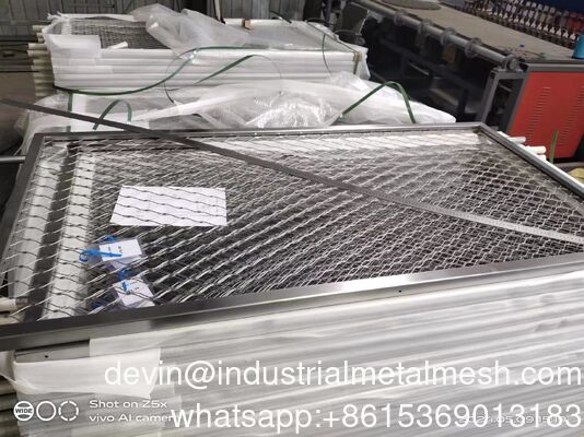 Hoge beveiliging SUS 304 316 roestvrij staal draad touw kabel Ferrule Mesh voor balkonrail hek