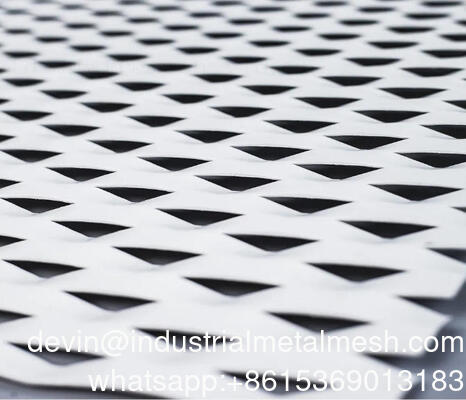 PVDF aluminium uitgebreide diamantdraadgasharens