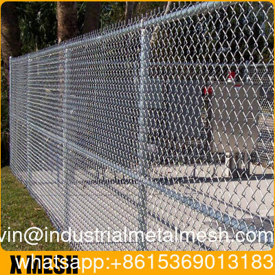 Gegalvaniseerd scheermes, gebreide draad, diamantdraad, gaas hekken, metalen PVC ketenheining hekpost