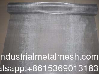 Plain woven roestvrijstalen gaas 304 316 voor filtratie en screening