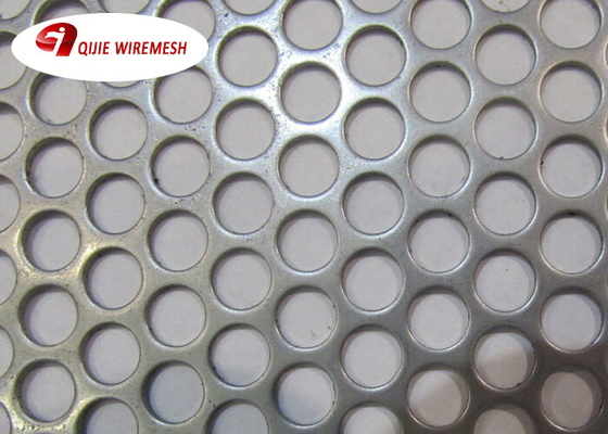 De schoonheid om Netwerk van het Gaten het Vorm Geperforeerde Metaal galvaniseerde 510mm Diameter